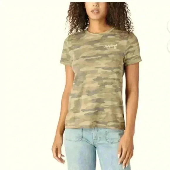 Lucky Brand Camo Short Sleeve Tee - Picture 1 of 5